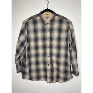 Carhartt Shirt Mens 3XL Button Down Relaxed Fit Long Sleeve Plaid